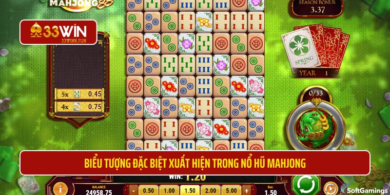 Biểu tượng đặc biệt xuất hiện trong nổ hũ Mahjong